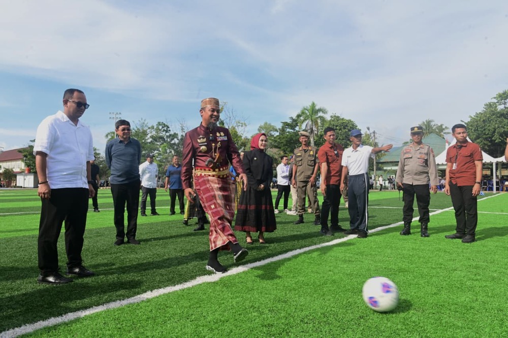 Lapangan Gaspa Palopo Diresmikan, Warga Antusias