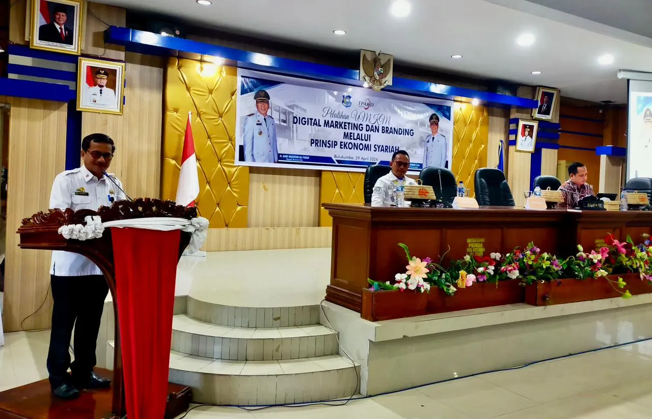 100 UMKM Bulukumba Dibekali Digital Marketing dan Pembiayaan Syariah