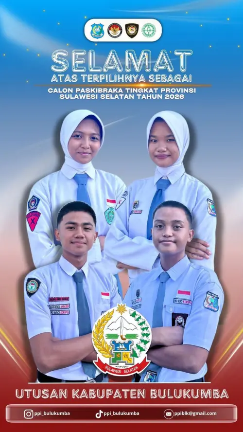 Empat Pelajar Bulukumba Lolos Seleksi Paskibraka Sulawesi Selatan 2026