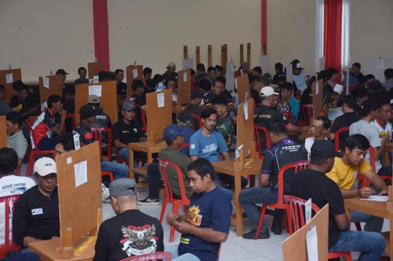 Gandeng PORDI, Turnamen Domino Polres Bulukumba Diikuti 768 Peserta