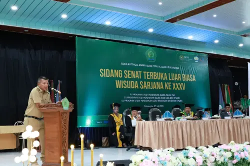 Wisuda STAI Al-Gazali Bulukumba: Bupati Dorong Lulusan Jadi CEO