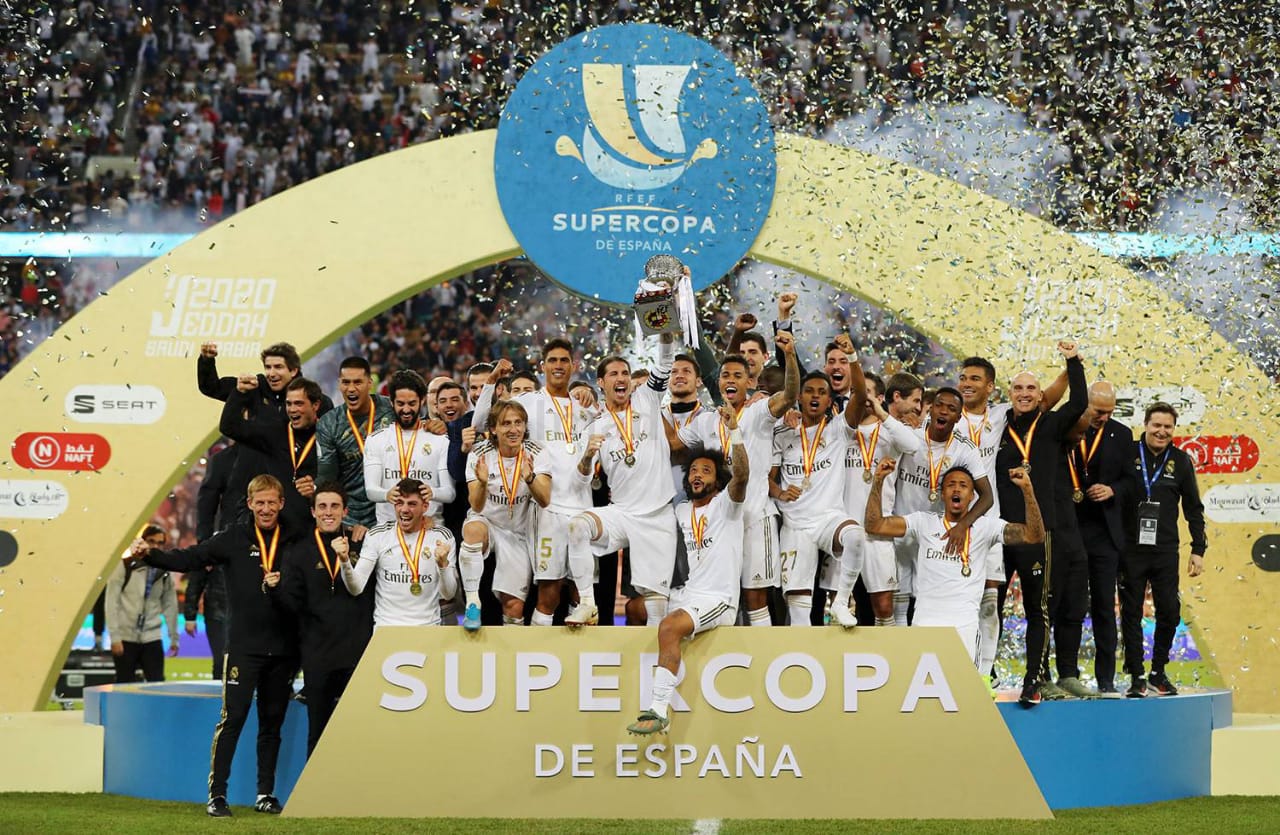 Real Madrid Kampiun Piala Super Spanyol