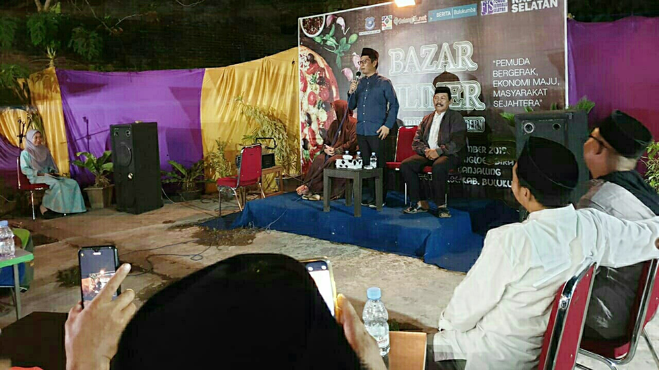 Tutup Bazar Kuliner Ujungloe, Tomy Harap Pemuda Mampu Ciptakan Even Produktif