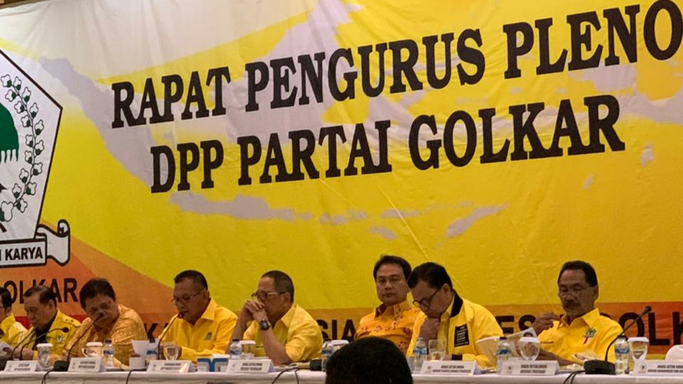 Hadiri Rapat Pleno DPP Golkar, JMS Dapat Arahan Airlangga Hartanto