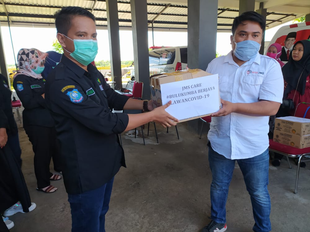 JMS Beri Bantuan Ke Tenaga Medis Posko Gugus Covid 19 Bulukumba