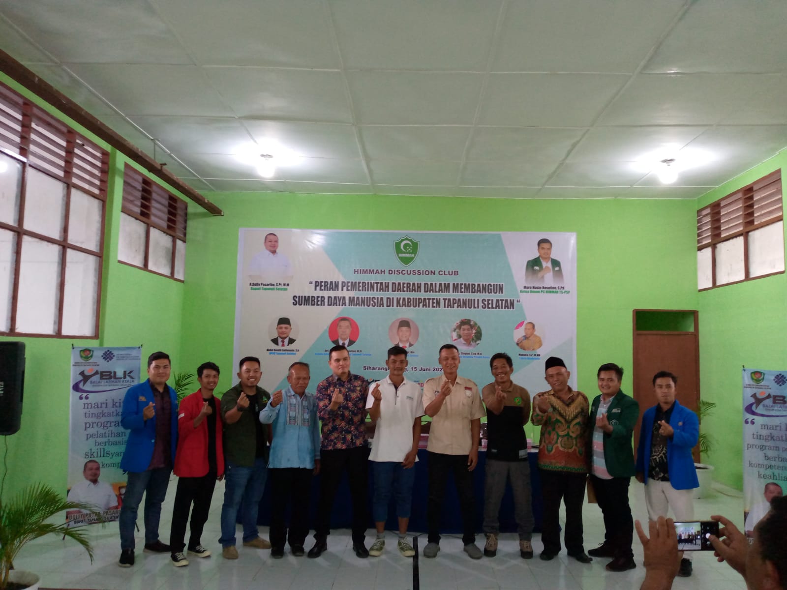 PC HIMMAH Ts-Psp Gelar Diskusi Club ; 5 Rekomendasi Kepada Pemkab Tapsel Terkait Pembangunan SDM